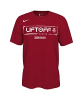 Nike Men's and Women's Red Houston Rockets 2025 Nba Playoffs On-Court Mantra T-Shirt