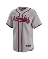 Nike Men's Ronald Acuna Jr. Gray Atlanta Braves Road Limited Player Jersey