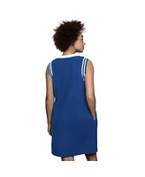 Starter Women's Royal New York Mets Fast Track Sneaker V-Neck Dress