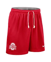 Nike Men's Scarlet/Gray Ohio State Buckeyes 2025 Sideline Reversible Performance Shorts