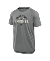 Fanatics Men's Heather Gray Vegas Golden Knights 2025 Stanley Cup Playoffs Authentic Pro Rink Performance T-Shirt