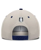 Fanatics Men's Navy/Gray Colorado Avalanche 2025 Stanley Cup Playoffs Locker Room Trucker Adjustable Hat