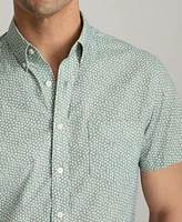 UNTUCKit Men's Slim Fit Wrinkle-Free Performance Ivers Short Sleeve Button Up Shirt