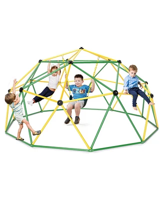 10 Feet Dome Climber with Swing and 800 Lbs Load Capacity