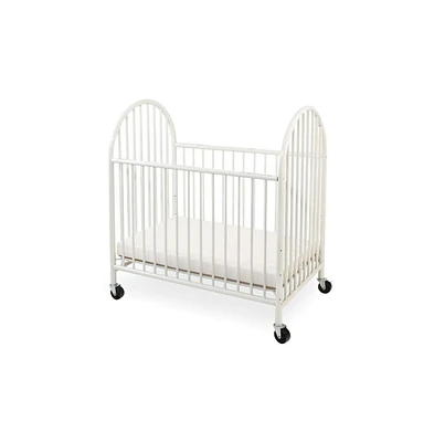 L.a. Baby Arched Metal Mini/Portable Crib
