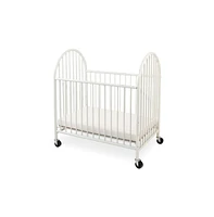 L.a. Baby Arched Metal Mini/Portable Crib