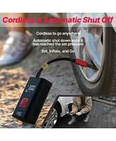 One 7.4V / 5200mAh Tire Inflator Portable Air Compressor, 150PSI