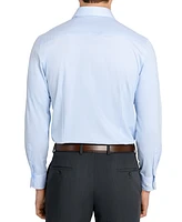 Michelsons Of London Men's Geometric Hybrid Slim Fit Easy Care Long Sleeve Shirt