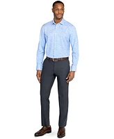 Michelsons Of London Men's Floral Print Hybrid Slim Fit Easy Care Long Sleeve Shirt