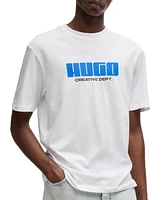 Hugo by Boss Men's Creative Department Logo Graphic Jersey T-Shirt