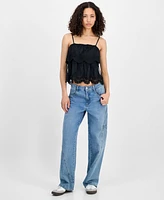 And Now This Women's Lace Cotton Tiered Camisole, Exclusively at Macy's