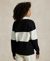 Polo Ralph Lauren Women's Color-Blocked Cotton Jersey Rugby Shirt