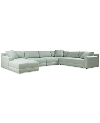 Mayela -Pc. Fabric Chaise Sectional