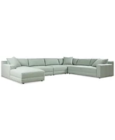 Mayela -Pc. Fabric Chaise Sectional