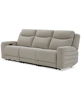 Kristyan 3-Pc. Fabric Sofa with 3 Power Recliners