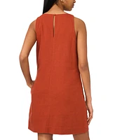 Msk Women's Mini Sleeveless Shift Dress