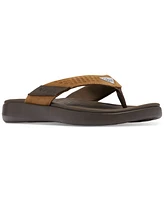 Columbia Men's Boatside Leather Lightweight Flip Flop Sandals
