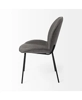 Set of 2 Fabric Side Chairs with Cushioned Seats for Dining and Home Decor