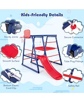 7-In-1 Metal Toddler Climbing Toys for 3-7 Years Old