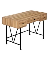 Computer Desk with 3 Drawers – Organized Storage for Work and Study
