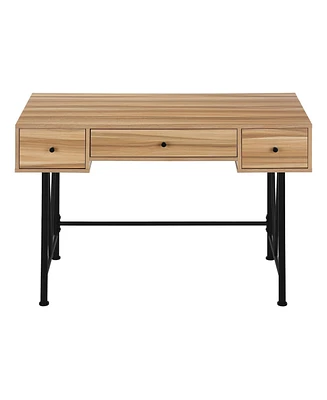 Computer Desk with 3 Drawers – Organized Storage for Work and Study