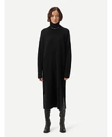 Gobi Cashmere Women's Turtleneck Dress