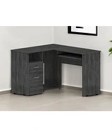 L-Shape Corner Desk with Dual Drawers – Stylish and Functional Computer Desk