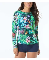 Beach House Sport Women's Side Shirred Rash Guard