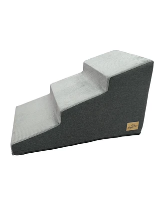 Bingopaw 3-Step Non-Slip Sponge Dog Stairs for Small Dogs