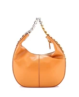 Pre-Owned Stella McCartney Small Frayme Zipped Hobo Bag Faux Leather