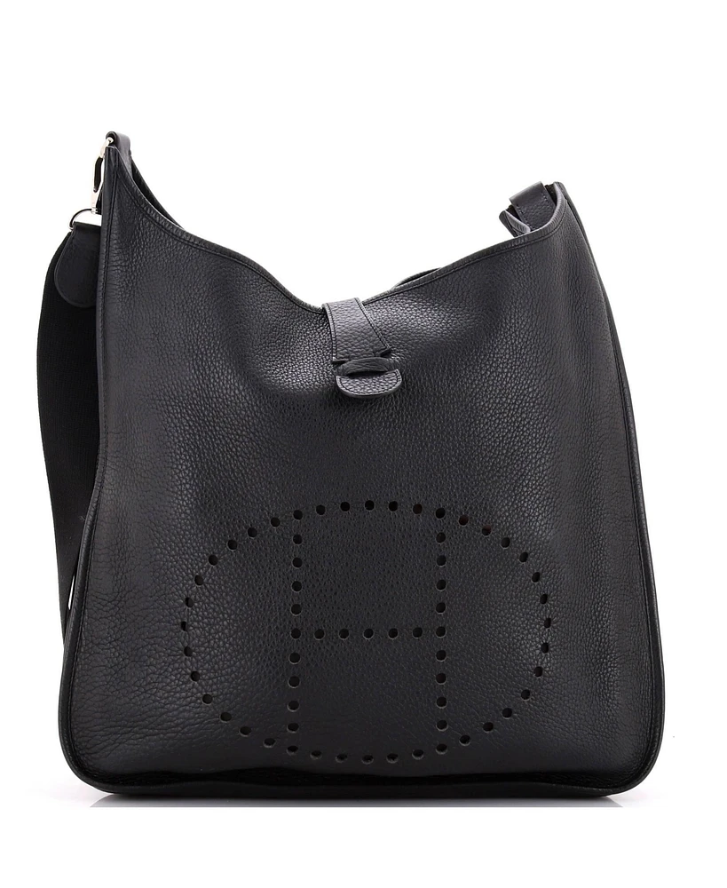 Pre-Owned Hermes Tgm Evelyne Bag Gen Ii Clemence
