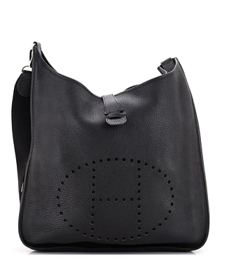 Pre-Owned Hermes Tgm Evelyne Bag Gen Ii Clemence