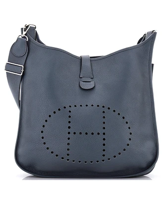 Pre-Owned Hermes Tgm Evelyne Bag Gen Iii Clemence