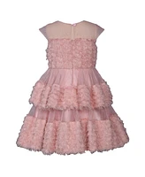 Bonnie Jean Big Girls Tiered Illusion Dress