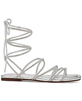 Wild Pair Ednaa Lace-Up Flat Sandals