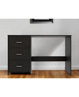 Contemporary Computer Desk with Three Drawers for Office Organization