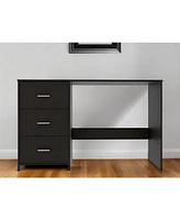 Contemporary Computer Desk with Three Drawers for Office Organization