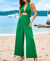 Cupshe Women's Leaf It To Me Green Jumpsuit