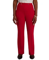 Kasper High-Rise Pull-On Rivet Pants, Regular & Plus