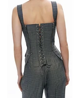 Nocturne Women's Eyelet Tie Detail Blouse