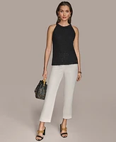 Donna Karan New York Women's Textured Knit Sleeveless Top
