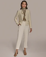 Donna Karan New York Women's Tweed Open-Front Jacket