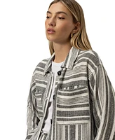 Sanctuary Women's Shoreside Cotton Button-Front Jacket