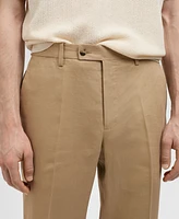 Mango Men's Linen Slim-Fit Suit Pants