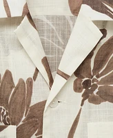Mango Men's Bowling Collar Floral-Print Shirt