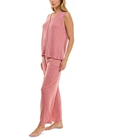 Roudelain Women's Tank & Wide-Leg Pant Pajama Set
