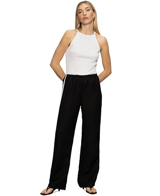 Sanctuary Women's Side-Striped Casual Track Pants
