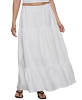 Sanctuary Women's The Prairie Linen Tiered Maxi Skirt
