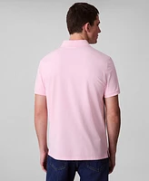 Calvin Klein Men's Regular-Fit Smooth Cotton Monogram Logo Polo Shirt