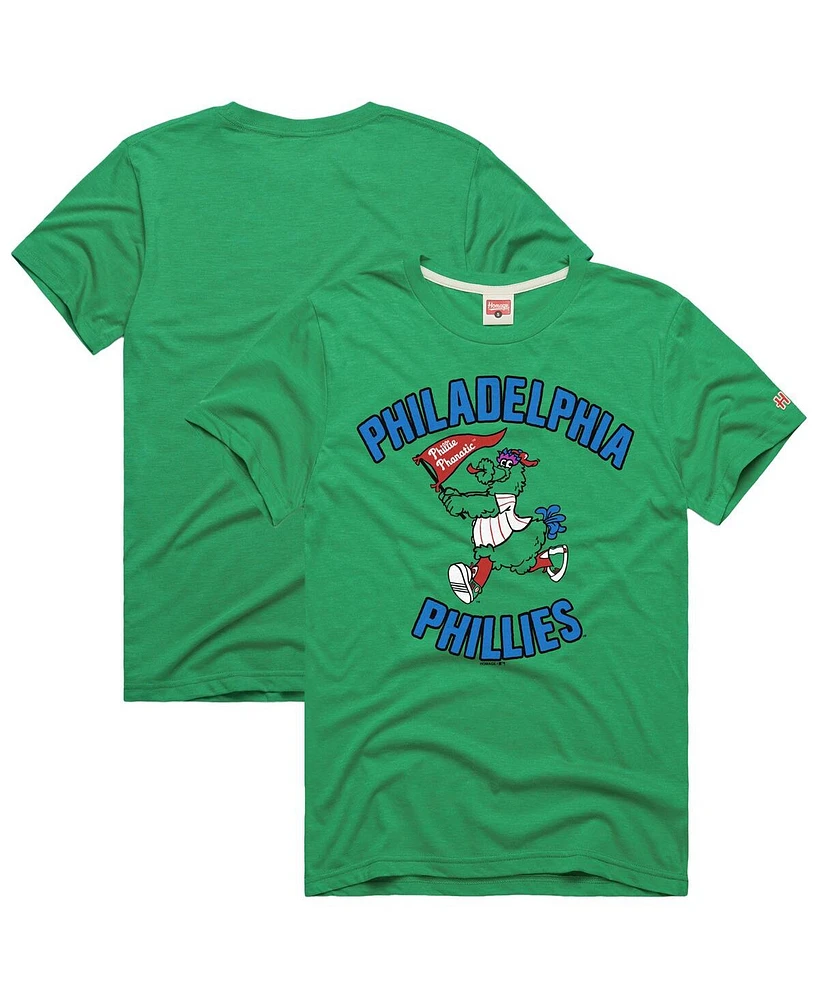 Homage Men's Green Philadelphia Phillies Hyper Local Tri-Blend T-Shirt